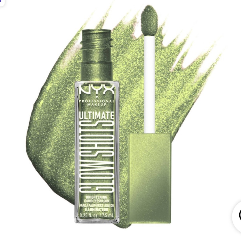 NYX Ultimate Glow Shots Vitamin C Infused Liquid Eyeshadow - Kiwi Killa New